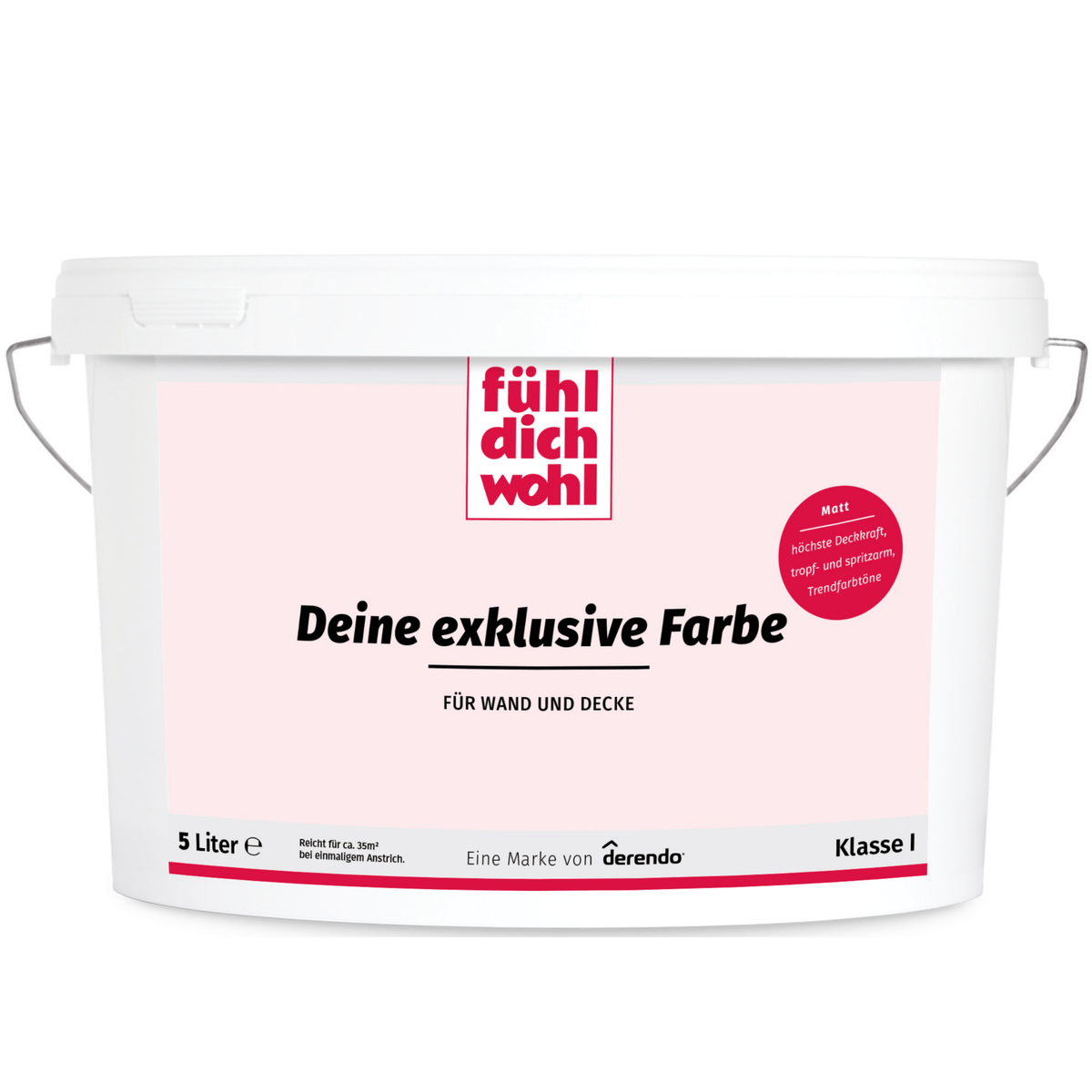 Fühl Dich Wohl Wandfarbe Japanrosa in 5 Liter – Produktbild von Derendo