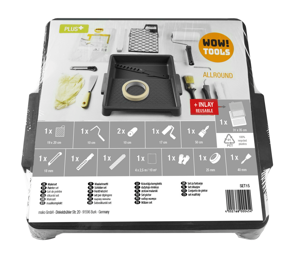 mako Maler - Kit 15 tlg. Allround WOW PLUS+ in – Produktbild von Derendo
