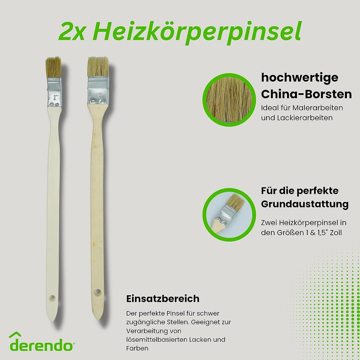 10 - teiliges Pinsel Set in – Produktbild von Derendo