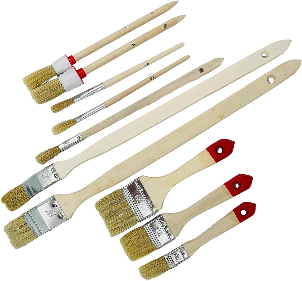 10 - teiliges Pinsel Set in – Produktbild von Derendo