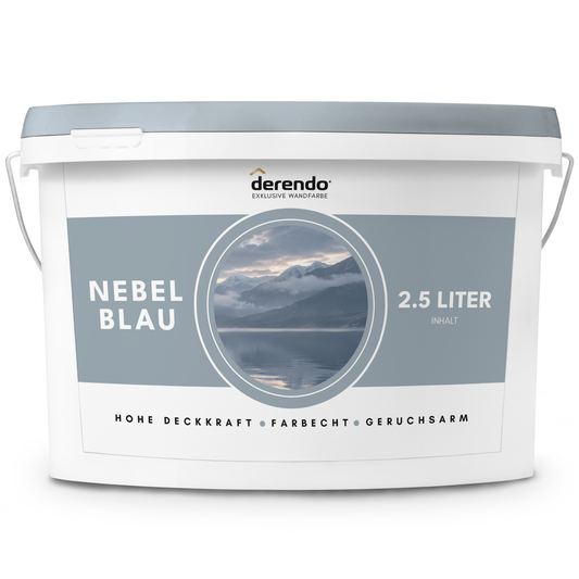 Derendo Exklusive Wandfarbe Nebelblau