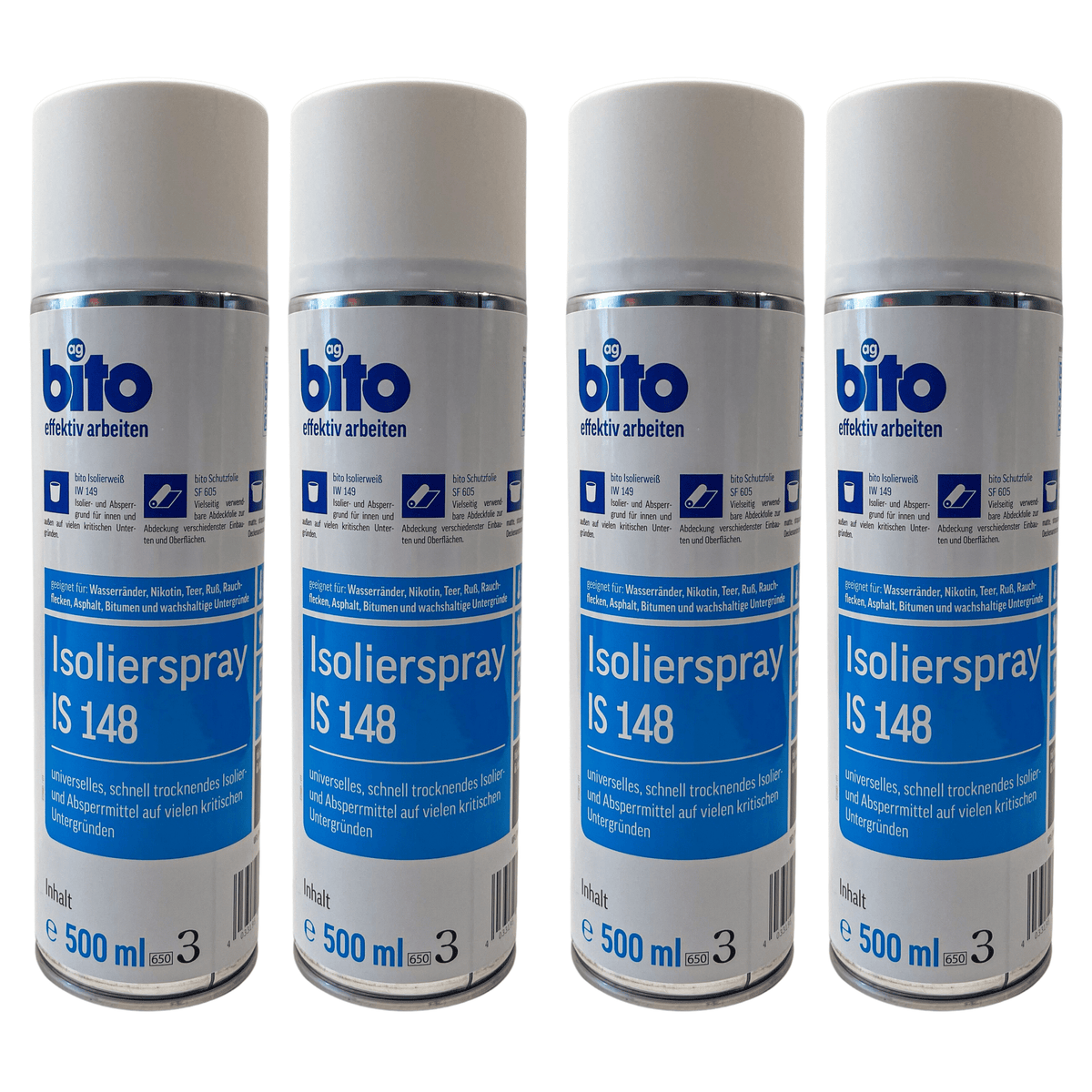 bito Isolierspray IS 148 Fleckenspray 500 ml in 1 x 500ml – Produktbild von Derendo