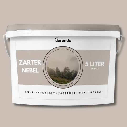 Derendo Exklusive Wandfarbe Zarter Nebel in 5l – Produktbild von Derendo