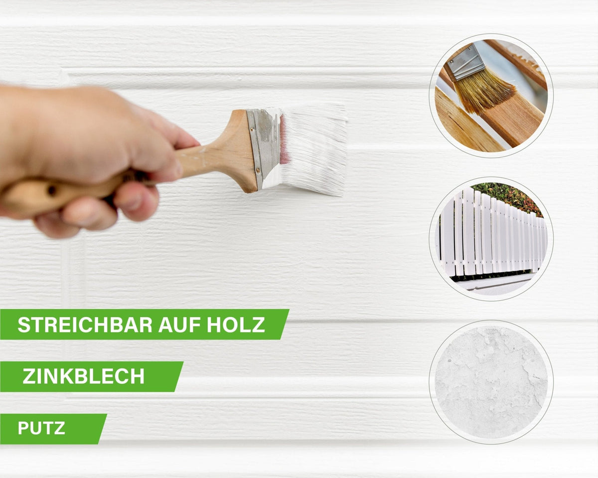 Derendo Wetterschutz Holzfarbe Kreide in Kreide – Produktbild von Derendo