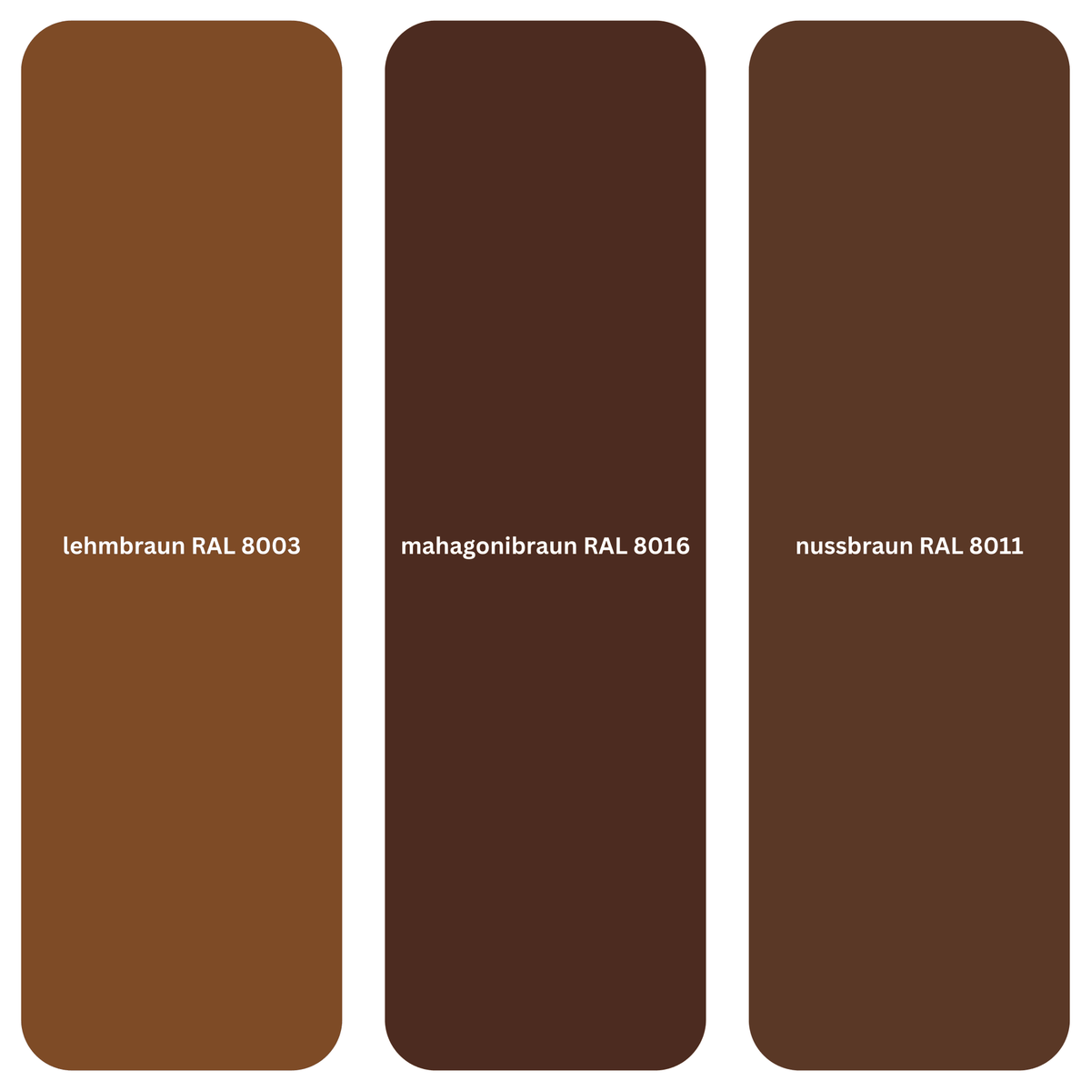 Derendo Wetterschutz Holzfarbe Nussbraun RAL 8011 in Nussbraun RAL 8011 – Produktbild von Derendo
