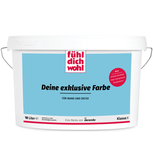 Fühl Dich Wohl Wandfarbe Aquamarin in 10 Liter – Produktbild von Derendo