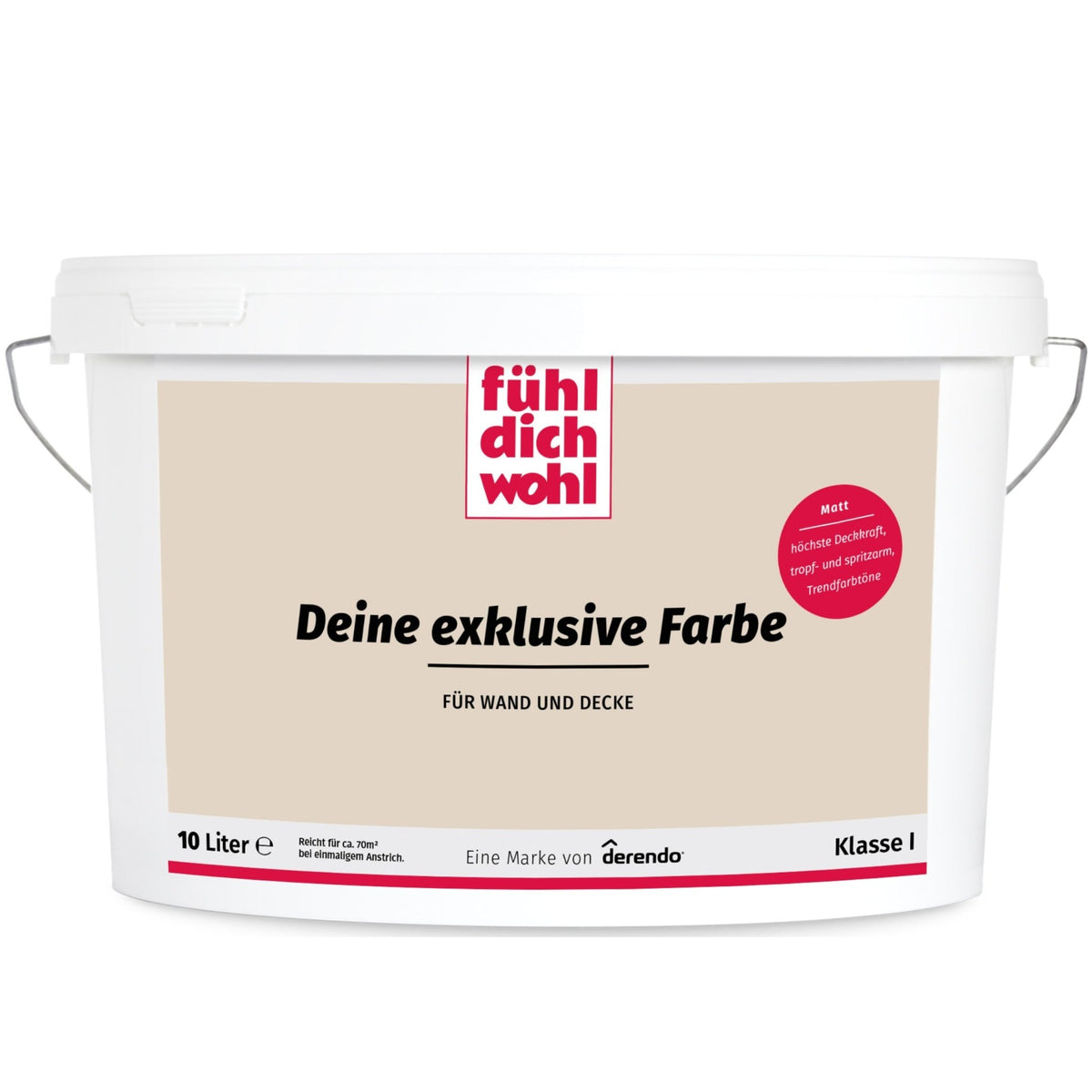 Fühl Dich Wohl Wandfarbe Cookie in 10 Liter – Produktbild von Derendo