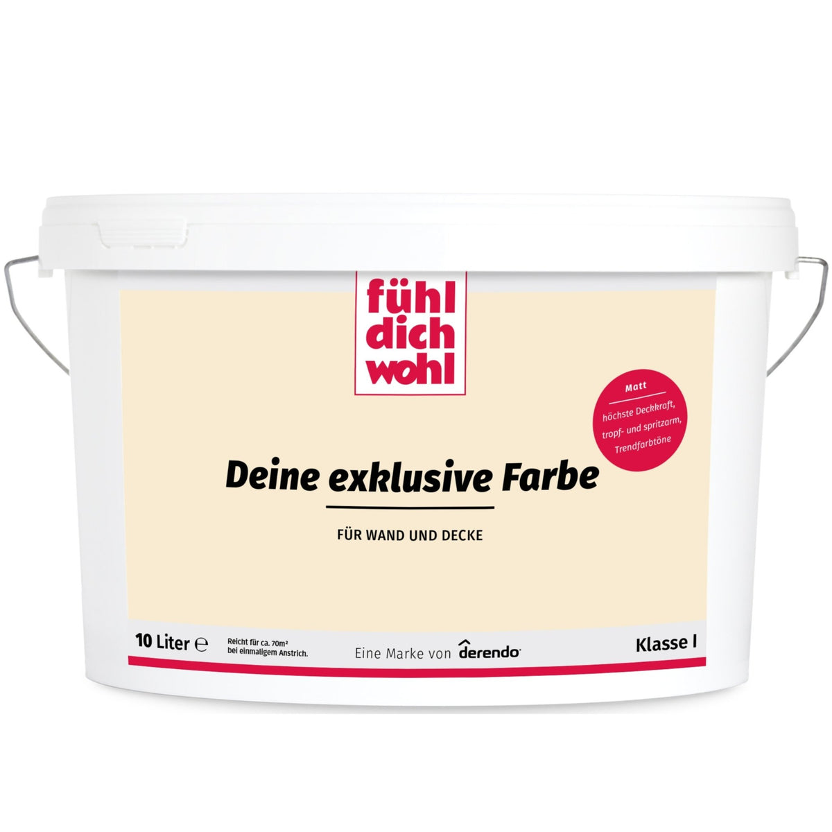 Fühl Dich Wohl Wandfarbe Cremebeige - 4251604902986 - Derendo