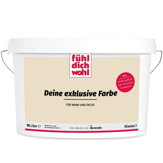 Fühl Dich Wohl Wandfarbe Cremefarben in 10 Liter – Produktbild von Derendo