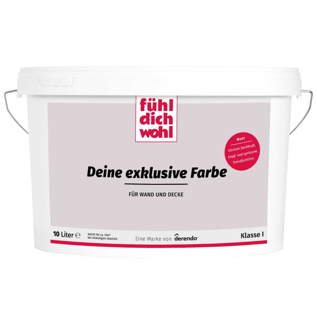 Fühl Dich Wohl Wandfarbe Flieder in 10 Liter – Produktbild von Derendo