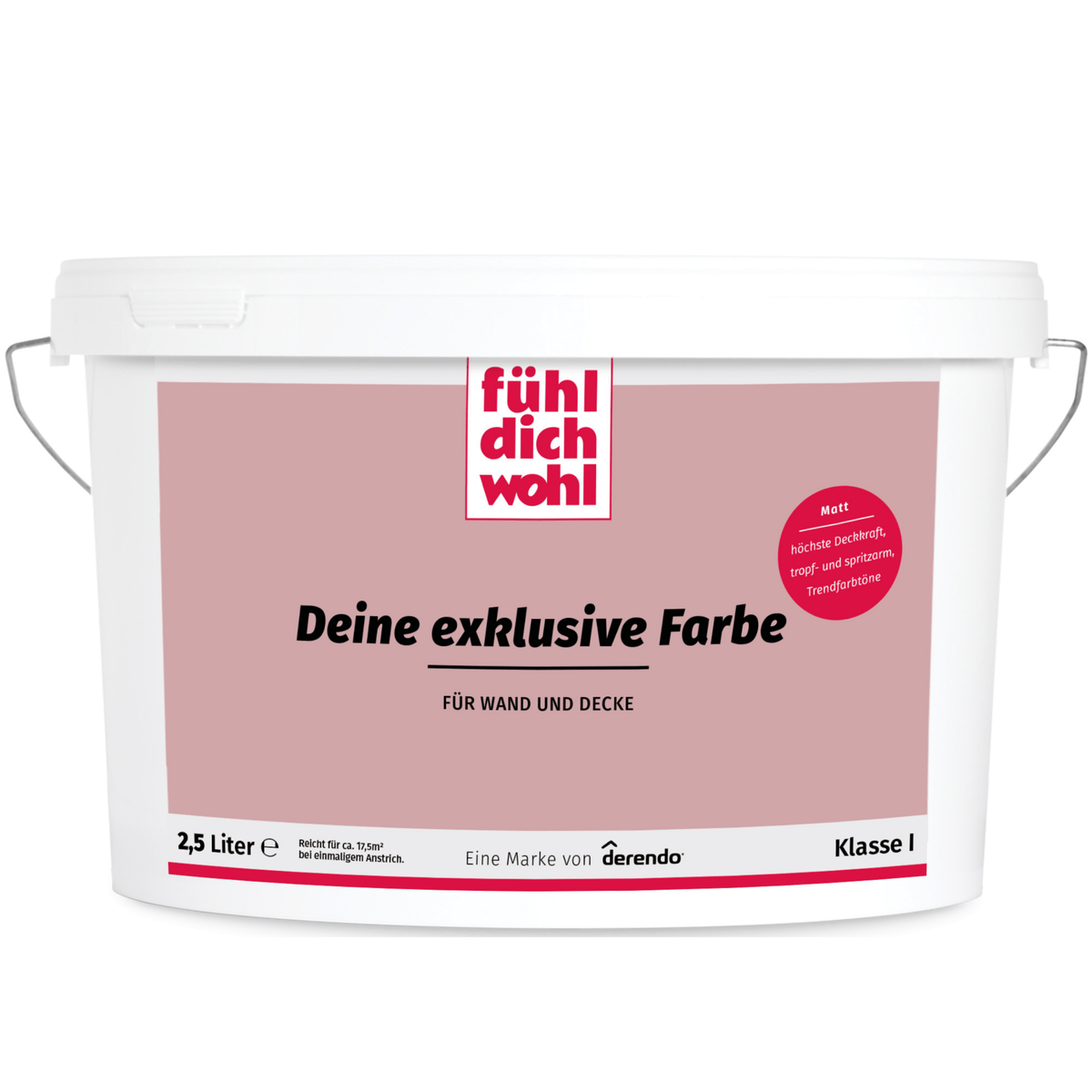 Fühl Dich Wohl Wandfarbe Kirschblüte in 2.5 Liter – Produktbild von Derendo