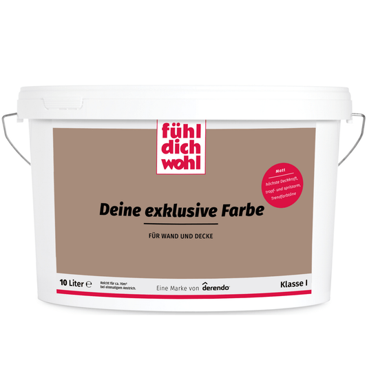 Fühl Dich Wohl Wandfarbe Mokkabraun - 4251604903105 - Derendo