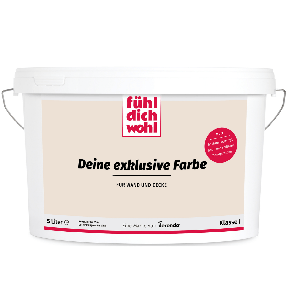 Fühl Dich Wohl Wandfarbe Pearlbeige - 4251604911797 - Derendo