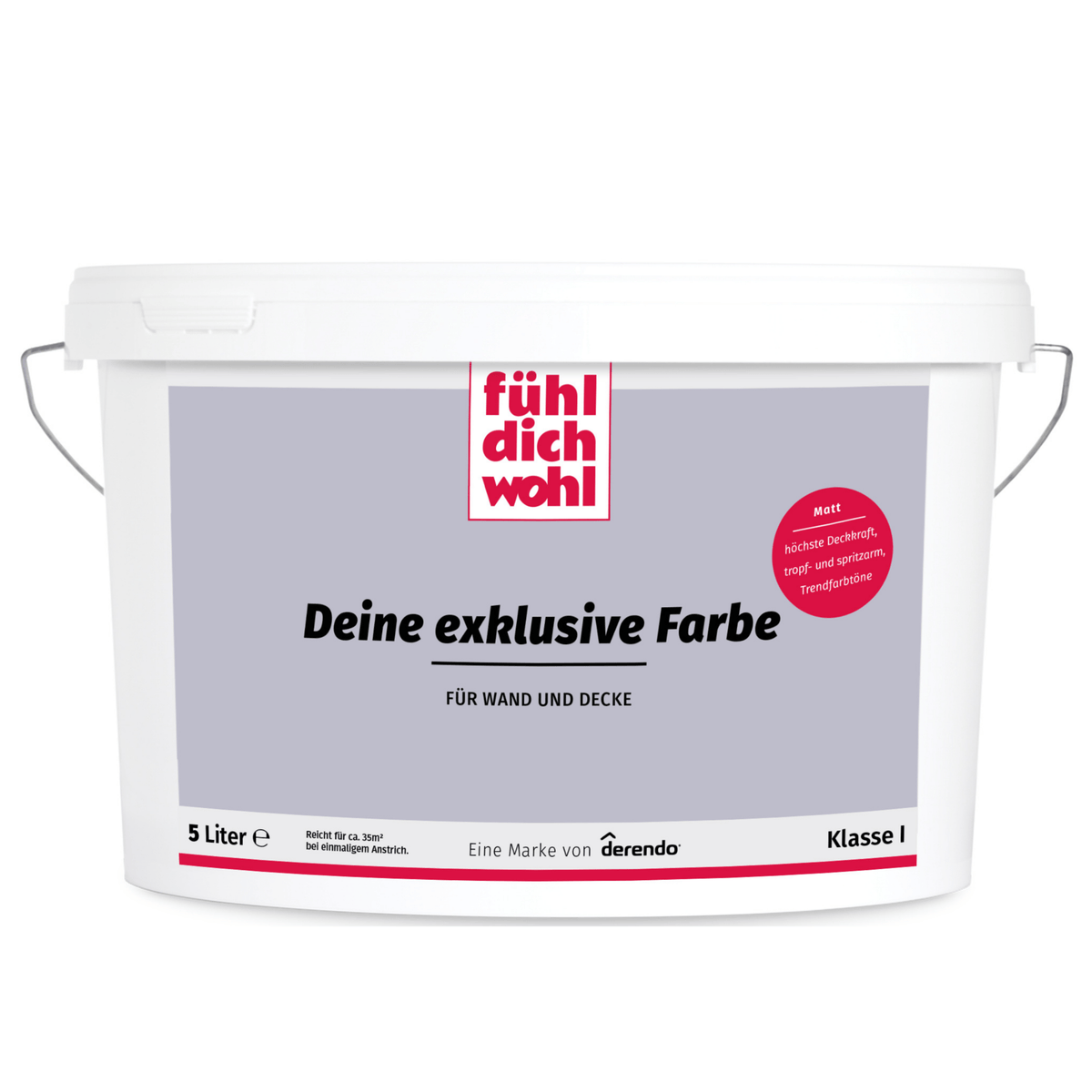 Fühl Dich Wohl Wandfarbe Pflaume in 5 Liter – Produktbild von Derendo