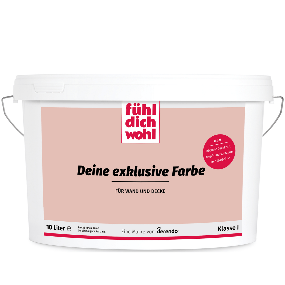 Fühl Dich Wohl Wandfarbe Rosenquarz - 4251604905963 - Derendo