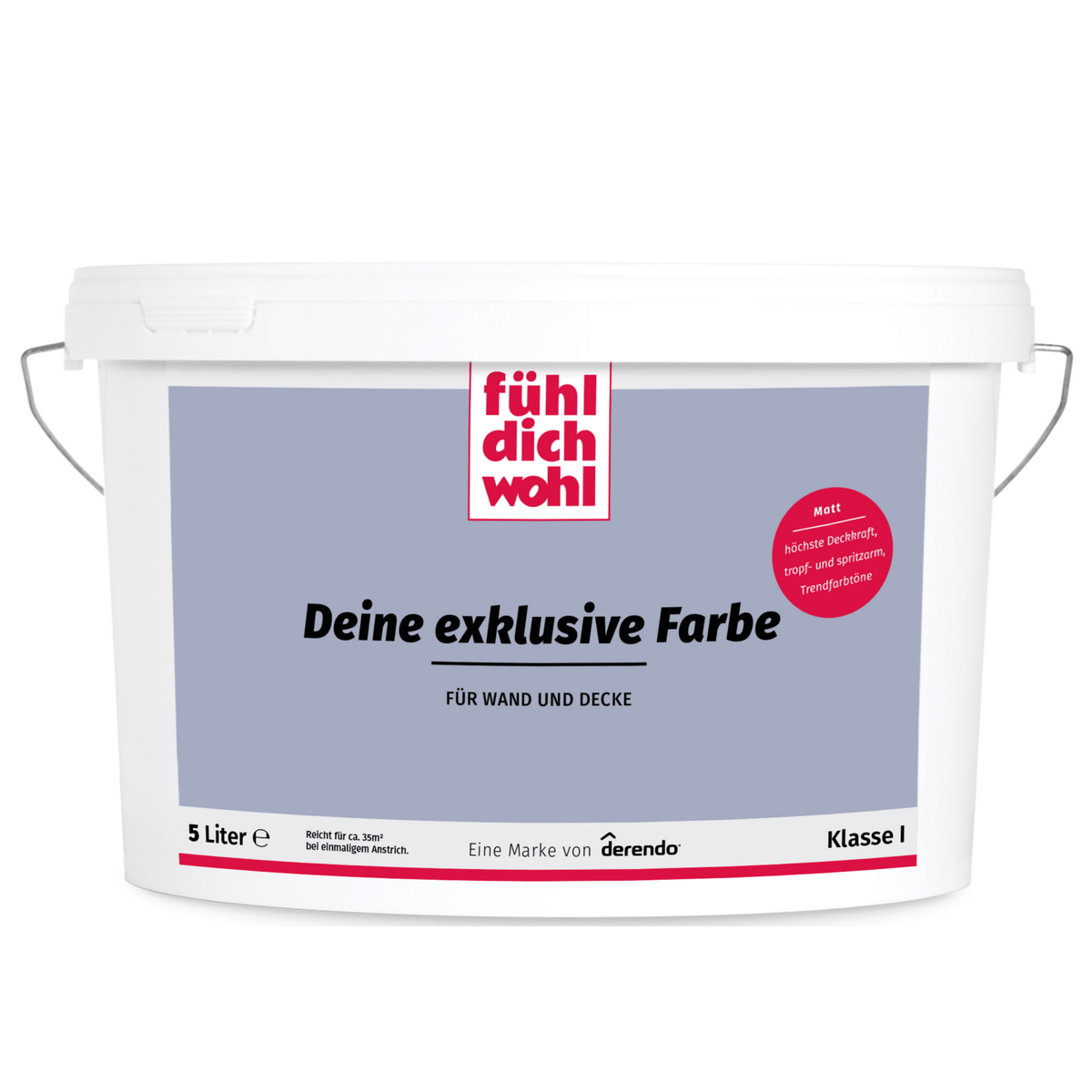 Fühl Dich Wohl Wandfarbe Violett - 4251604920713 - Derendo