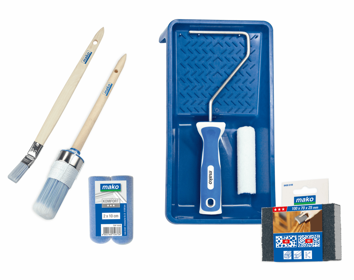 mako PREMIUM Malerset Innenbereich 6 tlg. in – Produktbild von Derendo